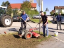 Ansäen der Blumenwiese in Schaibing am 07.05.2016